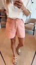 Short Zélie saumon