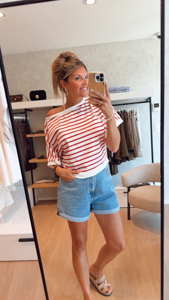 T-shirt BIKA rouge