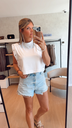 Top clou blanc
