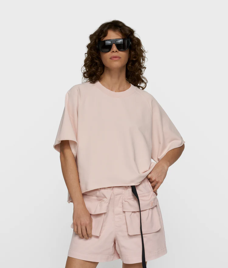 Sweat m/courtes rose 10DAYS
