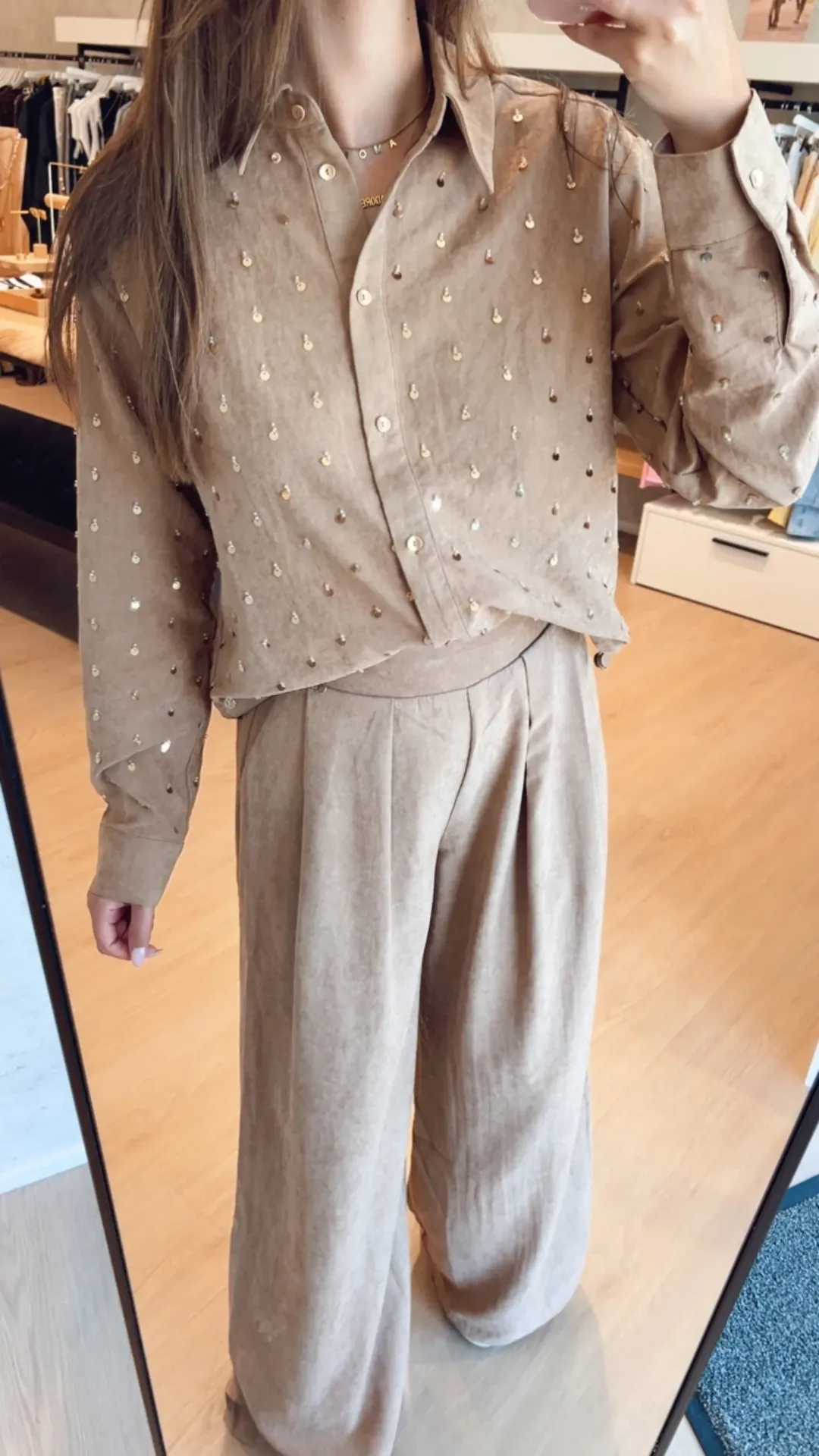 Chemise à sequins Nukus