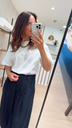T-shirt blanc MbyM