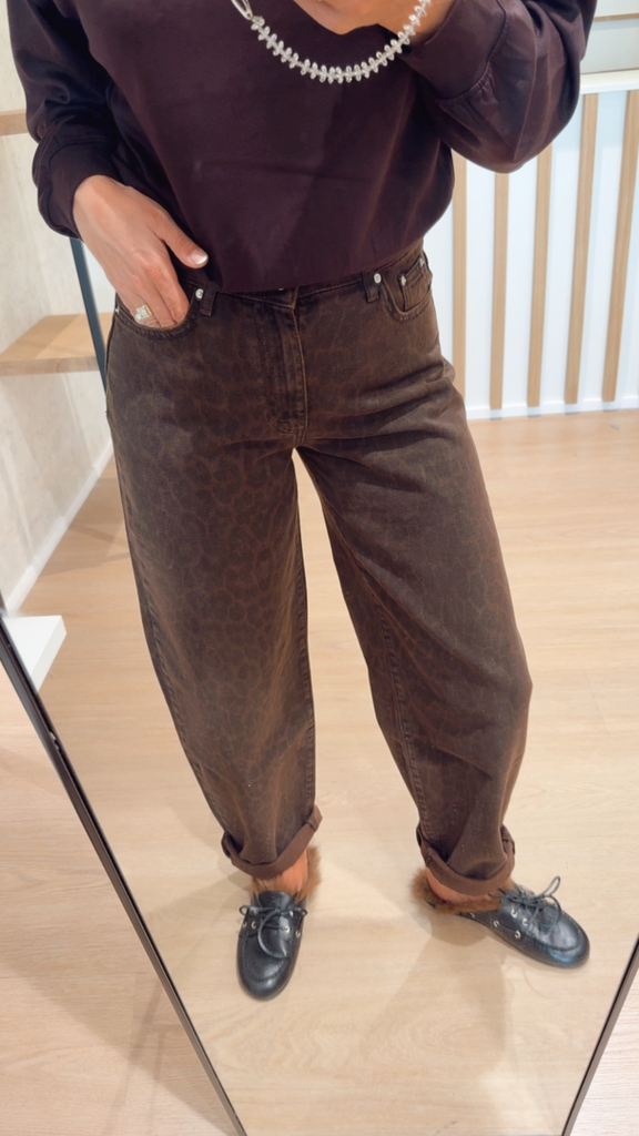 Jeans mbym léopard