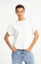 Pull s/manches blanc YAYA