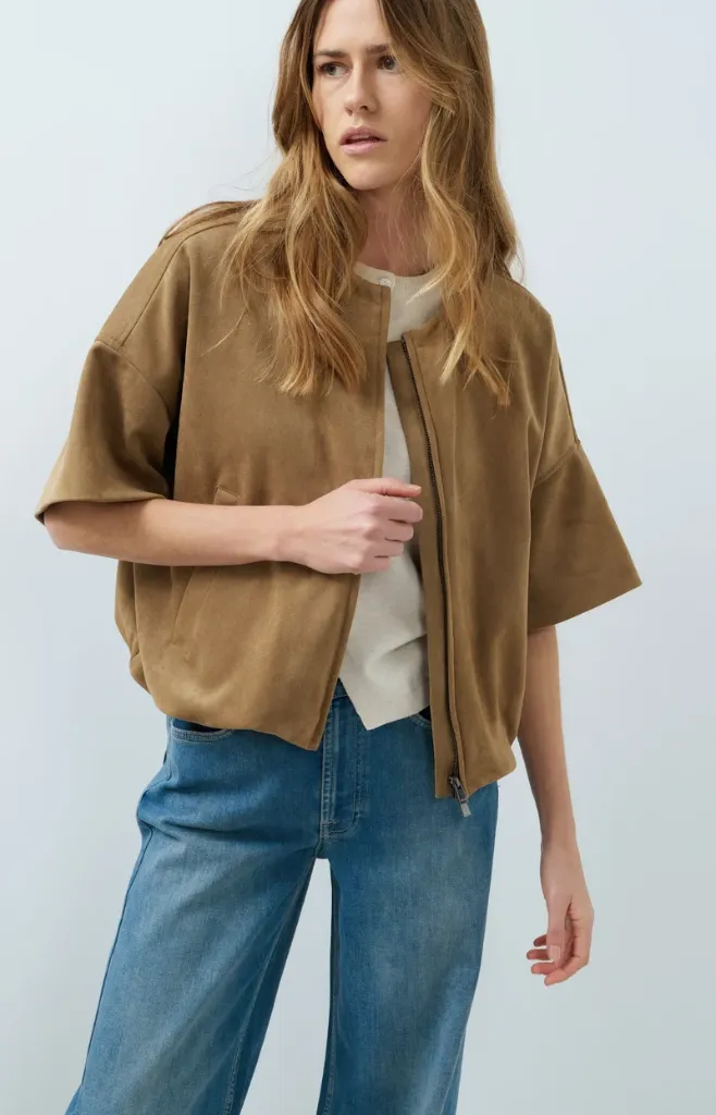 Veste en daim YAYA