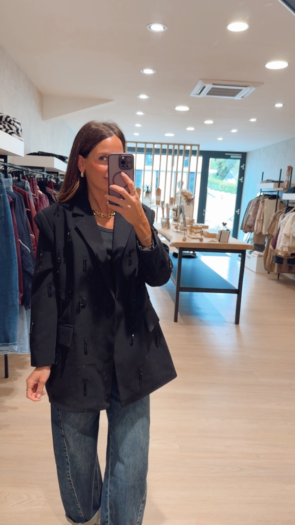 Blazer noir Perla