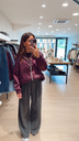 Bomber bordeaux