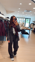Blazer gris ligné