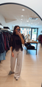 Blouse Daisy dentelle marron