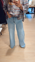 Jeans jambes larges