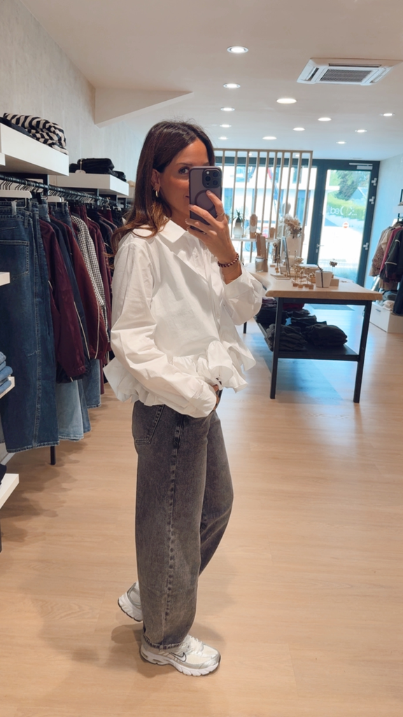 Jeans Barrel gris