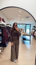 Pull col roulé marron By Bar