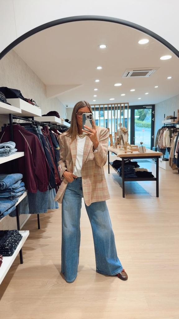 Blazer Alix carreaux