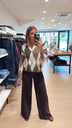 Pull polo carreaux Majectic