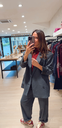 Blazer anthracite ligne Alix