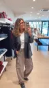 Blazer anthracite ligne Alix