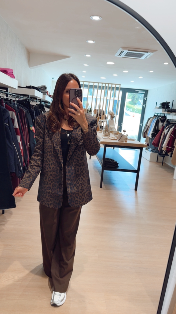 Blazer léopard Alix