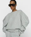 Sweat gris manche Ballon 10 Days