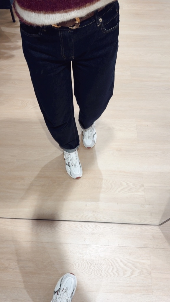Jeans Mom brut