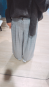Pantalon à carreaux gris