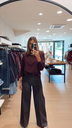 Pantalon Silvia wide anthracite Lois