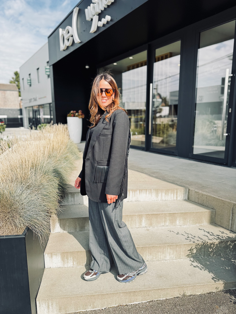 Pantalon Tailor Anthracite Haute l'amitié