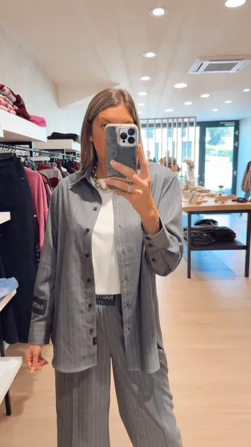 Chemise Tailor  anthracite Haute l'amitié (XS)