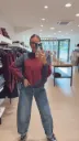 Pull losange bleu