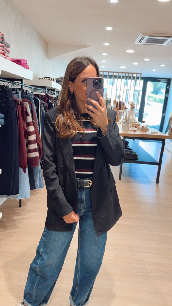 Blazer oversize noir