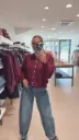 Gilet bouton bordeaux
