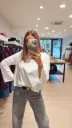 Blouse blanche noeud dos