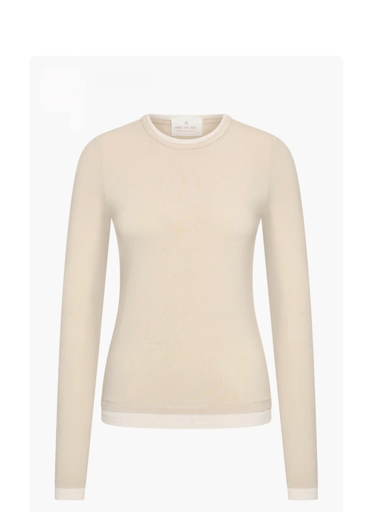Blouse Jo-Anne Beige Aimée The Label 
