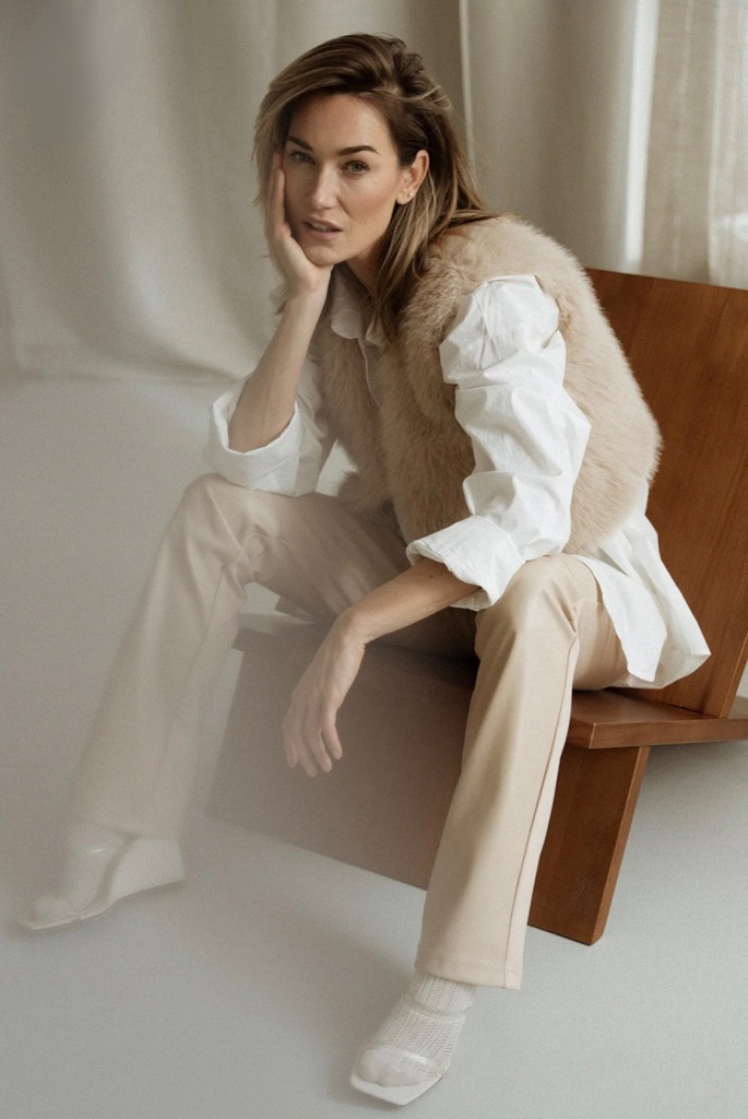 Gilet Isla Champagne Aimée the Label