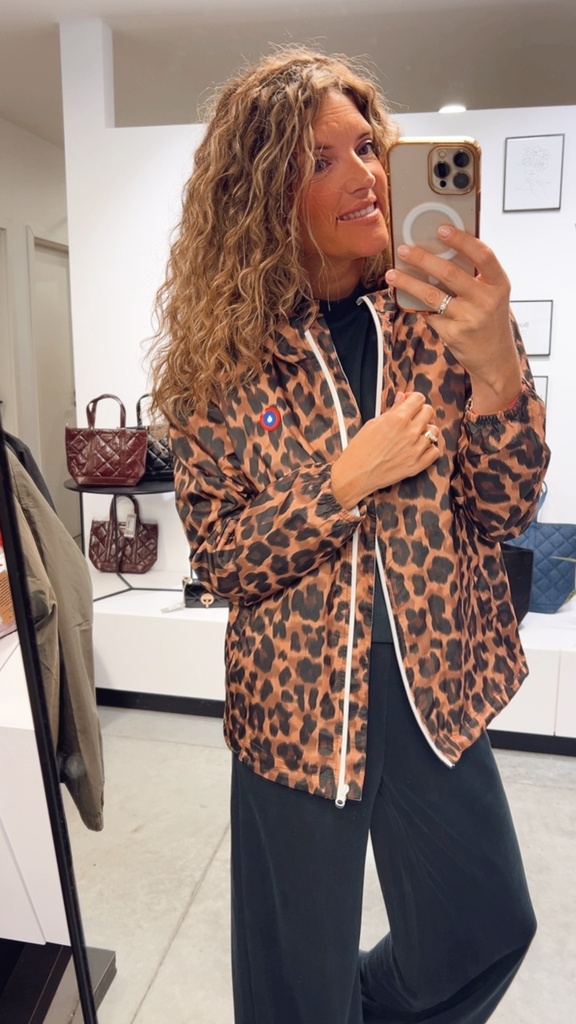 Veste Passy Print Leopard Flotte