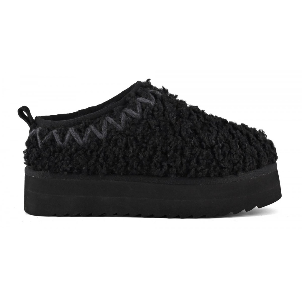 Sabot with curly Black Colors Of California