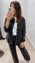 Veste en jeans grise