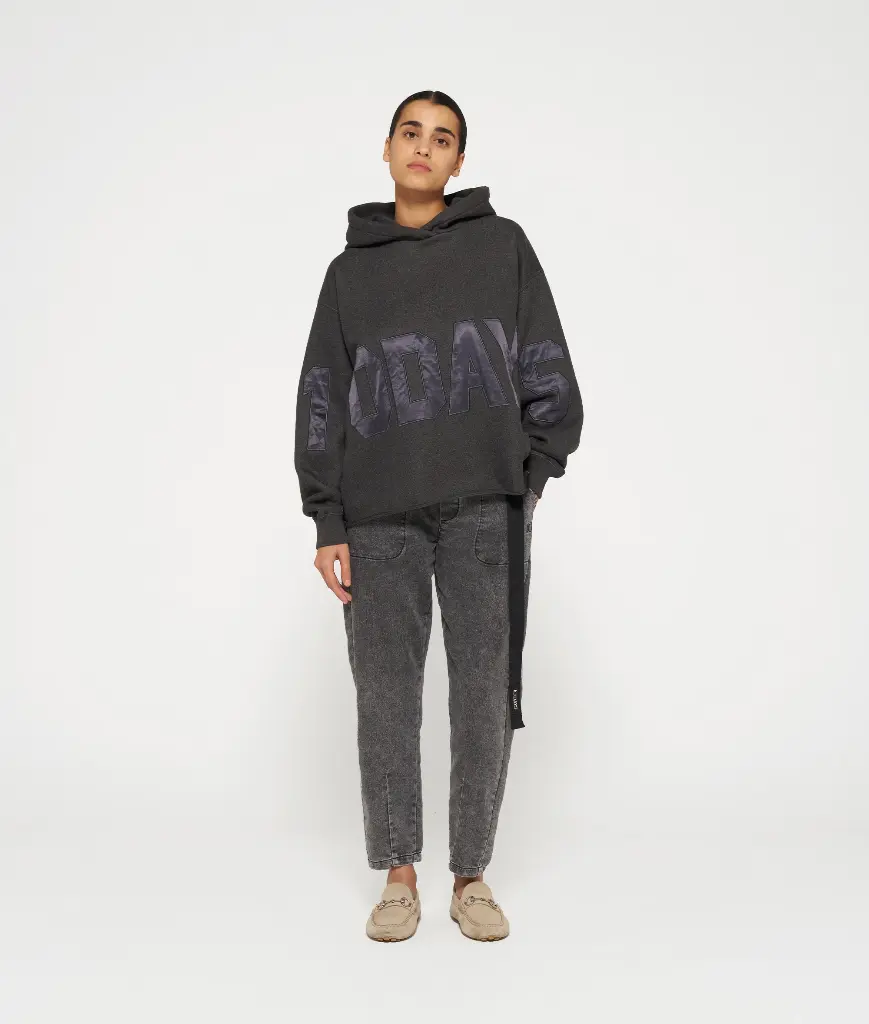 Sweat capuche gris 10 Days 