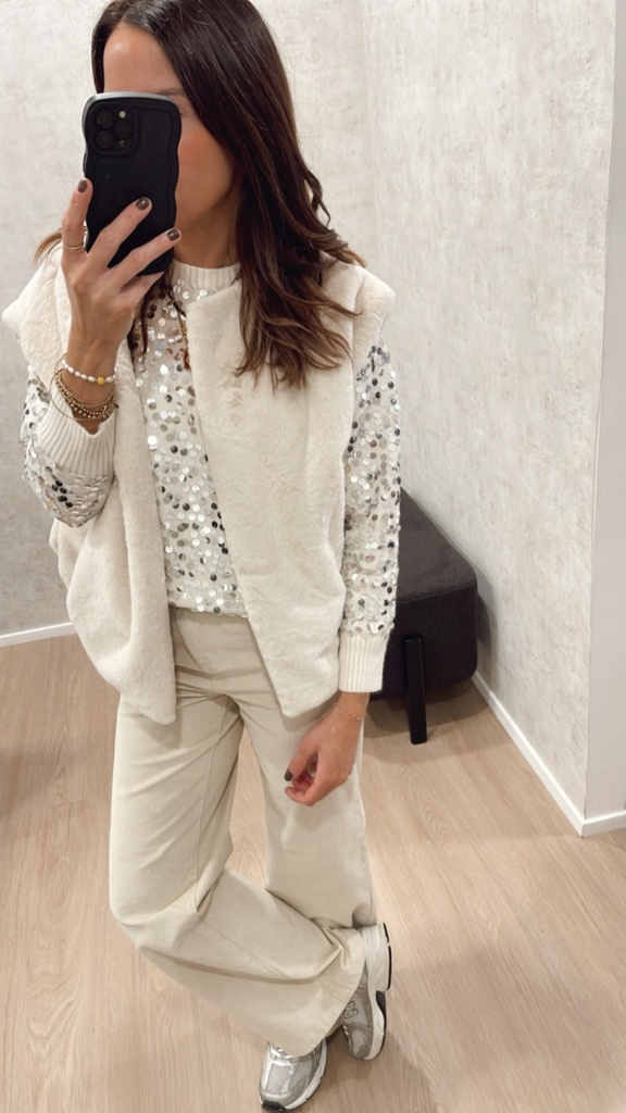 Pantalon AVA écru