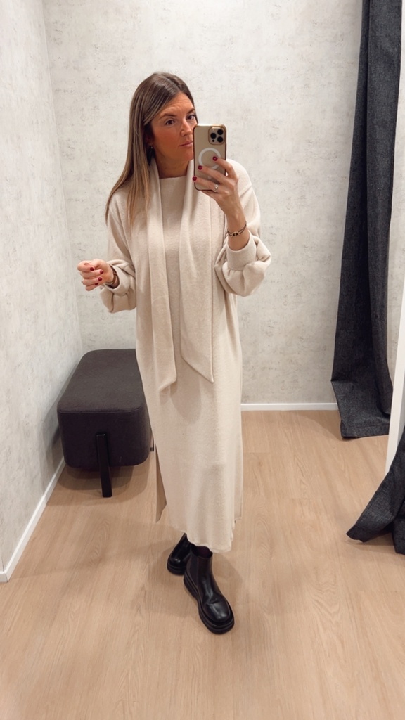 Robe Ava Beige 