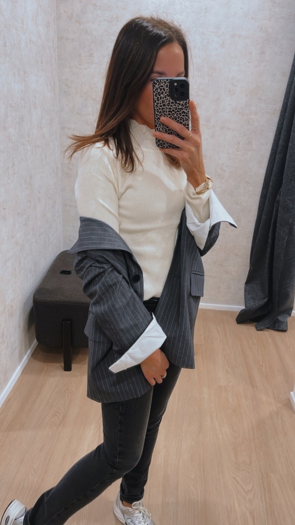 Pull BONY écru