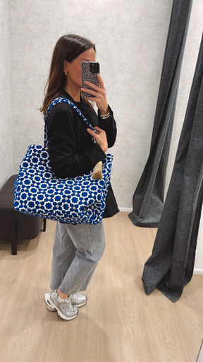Sac Ibiza bleu bic