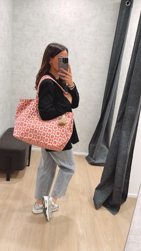 Sac Ibiza rose clair