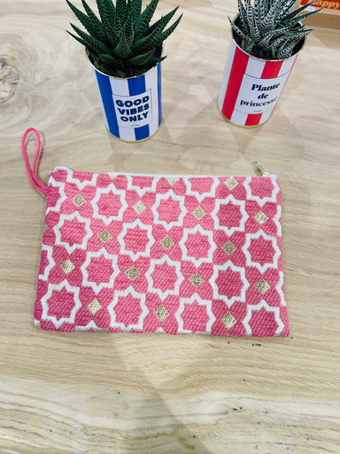 Pochette Ibiza rose clair 