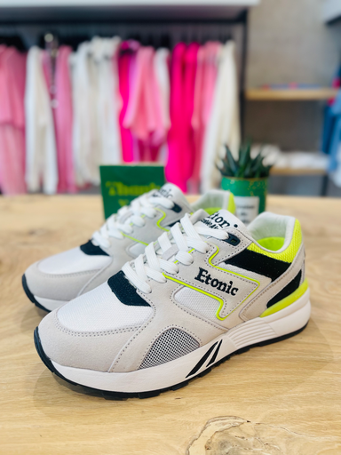 Basket Etonic POP jaune fluo