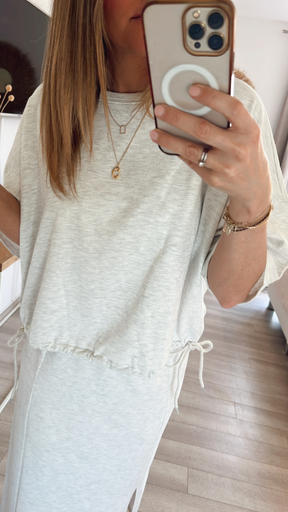 T-shirt gris Yaya