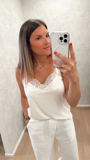 Top blanc Aimée The Label 