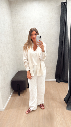 Chemise lin beige Aimée The Label 