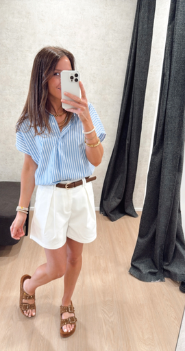 Short Viviane blanc 