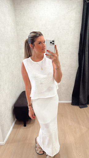 Top crochet blanc Leveté Room