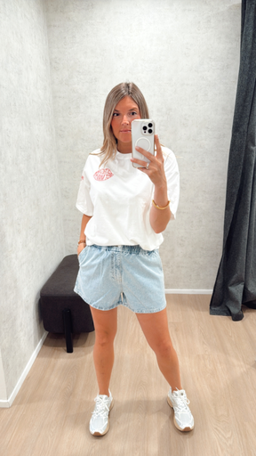 T-shirt Blanc Lips Alix 